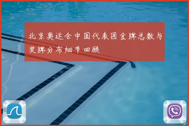 北京奥运会中国代表团金牌总数与奖牌分布细节回顾
